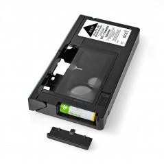VHS-C Cassette Converter | VHS-C to VHS | Plug and play | Black