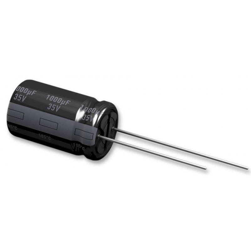 Electrolytic,  1800 µF,  25V, T-max: 105°, Low Z