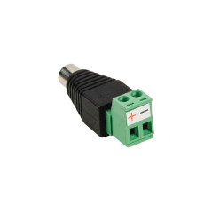 DC plug with terminal connector female
