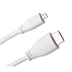 RPI CABLE, MICRO HDMI-HDMI PLUG, 2M, BLACK