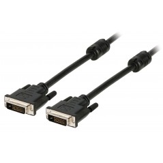 DVI cable DVI-D 24+1-pin male - DVI-D 24+1-pin male 2.00 m black