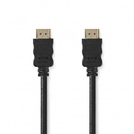 High Speed HDMI cable with Ethernet HDMI Connector - HDMI Connector 2.00 m black