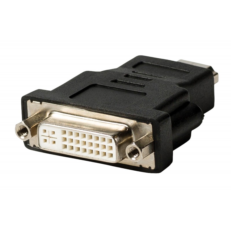 HDMI - DVI adapter HDMI connector - DVI female black