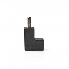 USB 2.0 USB A male - USB A female 270° angled adapter black