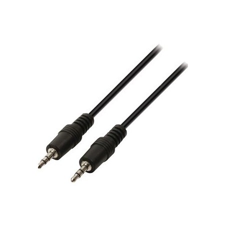 Jack stereo audio cable 3.5 mm male - 3.5 mm male 5.00 m black