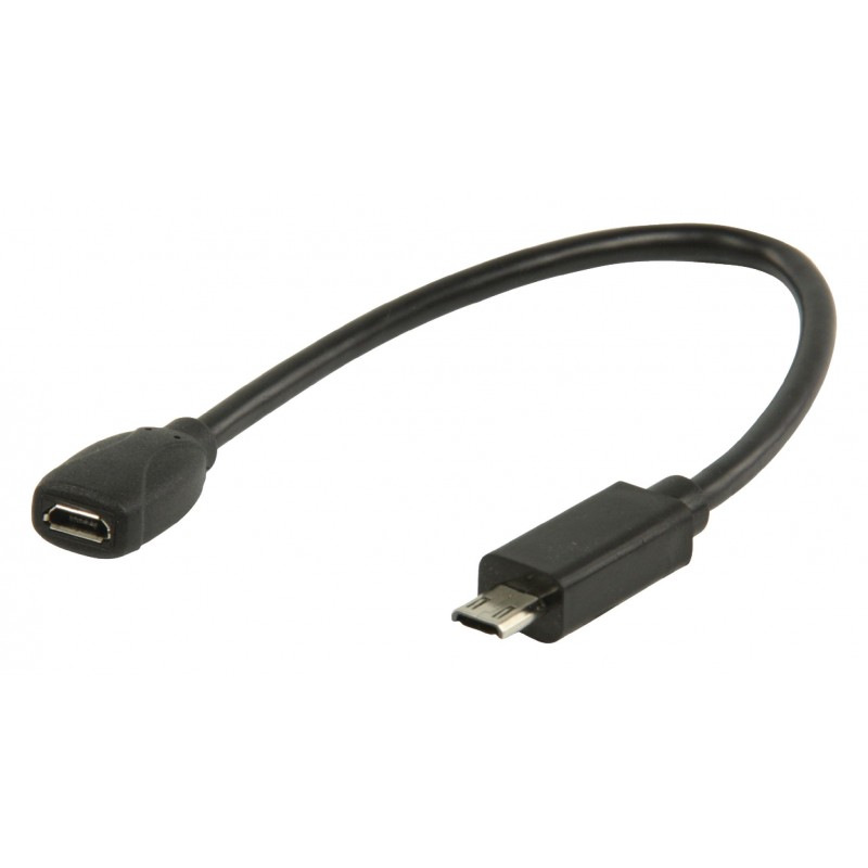 MHL adapter cable MHL female - MHL SIII male black 0.20 m