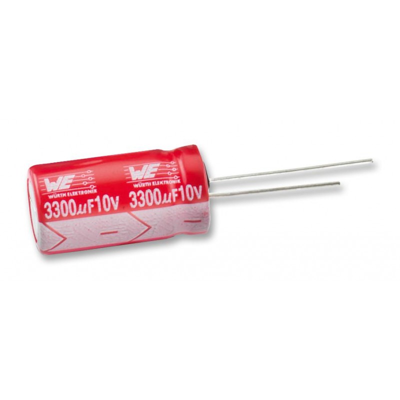 Electrolytic,  120 µF,  50V, T-max: 105°, Low Z