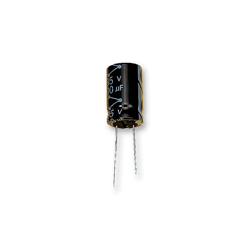 Electrolytic,  1 µF,  63V, T-max: 105°