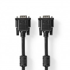 VGA cable VGA male - VGA male 10.00 m black