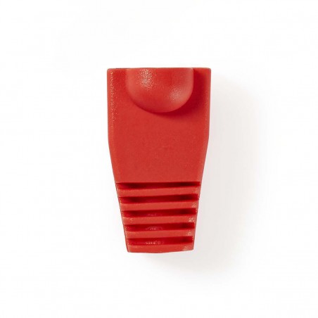 RJ45 strain relief boot red 10 pcs