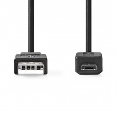 USB 2.0 cable USB A male - USB Micro B male 2.00 m black