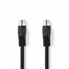 DIN audio cable 5-pin DIN male - 5-pin DIN male 3.00 m black