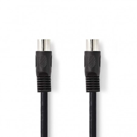 DIN audio cable 5-pin DIN male - 5-pin DIN male 3.00 m black