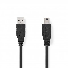USB 2.0 USB A male - USB mini 5-pin male cable 5.00 m