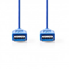USB 3.0 USB A male - USB A male cable 2.00 m