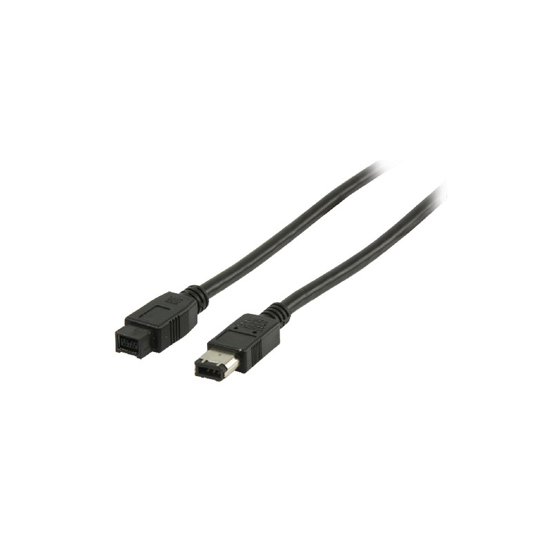 FireWire 6-pin to 9-pin cable 2.00 m black