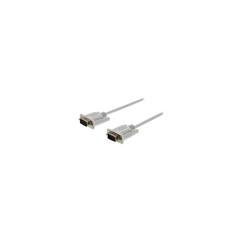 Serial cable D-SUB 9-pin male - D-SUB 9-pin male 2.00 m ivory