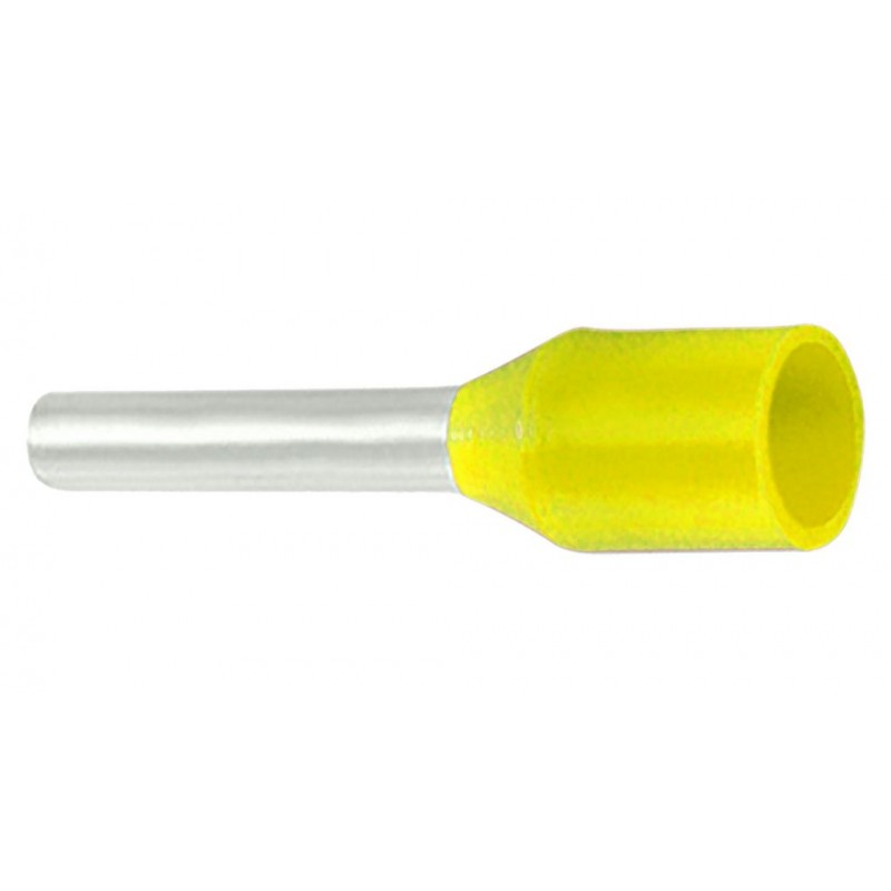 Bootlace Ferrule 1mm² Yellow 14.3mm