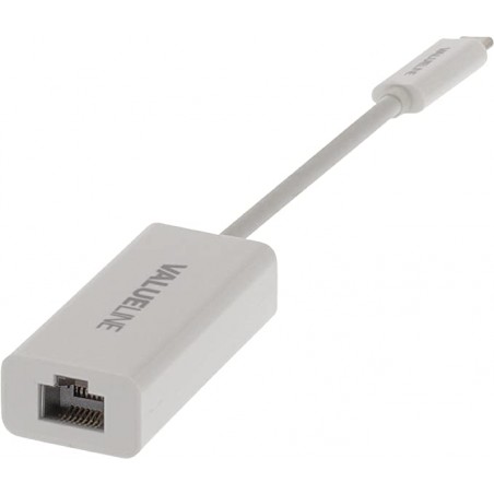 USB Adapter USB-C Male - RJ45 (8P8C) Female White